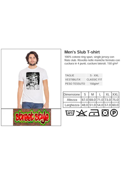 Fujiko Mine - Lupin | T-shirt Uomo Cotone Fiammato - STREET STYLE