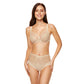 Lace High Waist Full Brief Panty Gorteks Gabi Beige - STREET STYLE