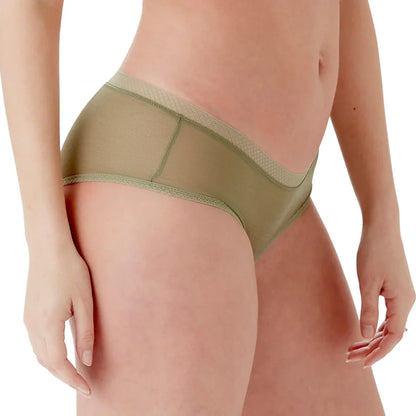 Gossard Glossies Sage Sheer See Through Shorts Panty - STREET STYLE