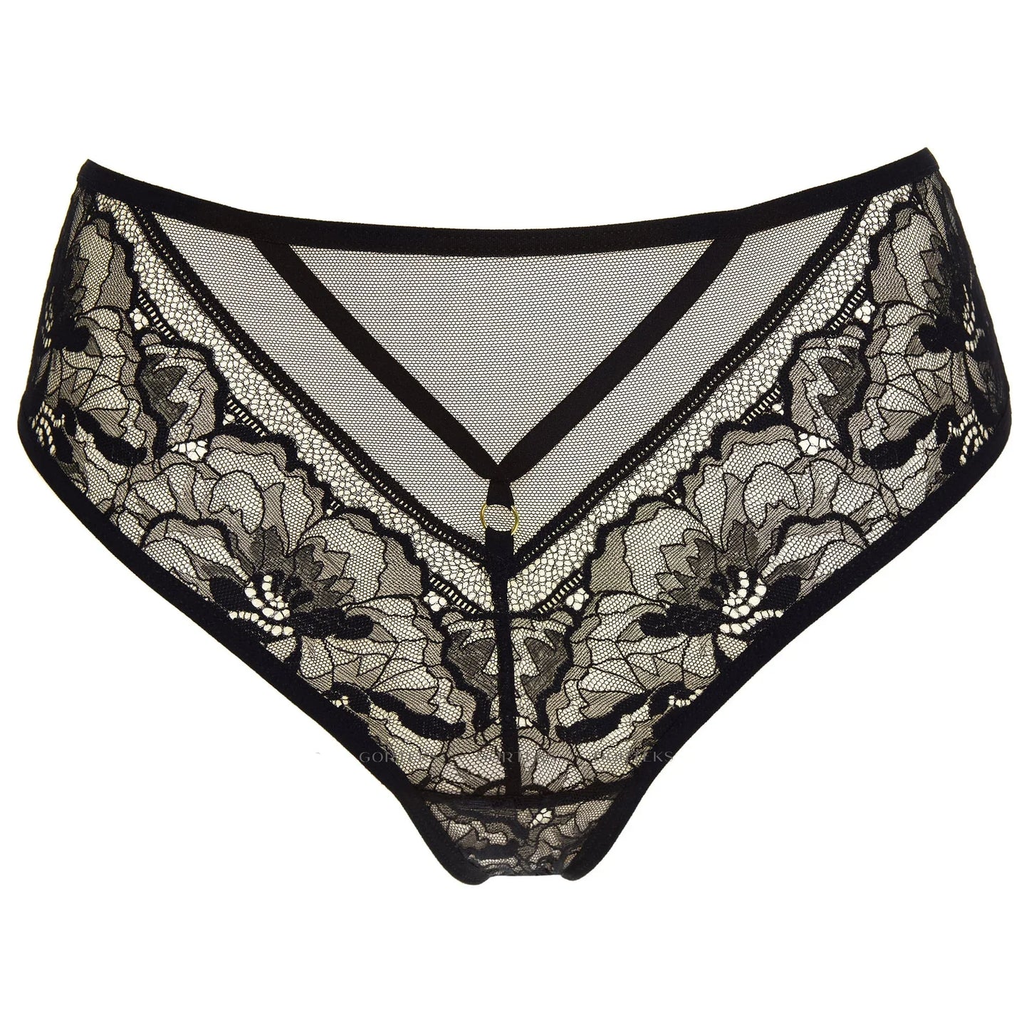 Sheer Lace Mid Rise Bikini Panty Gorteks Gwen - STREET STYLE