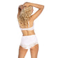 Sheer Lace Demi Cup Bra Gizela White - STREET STYLE