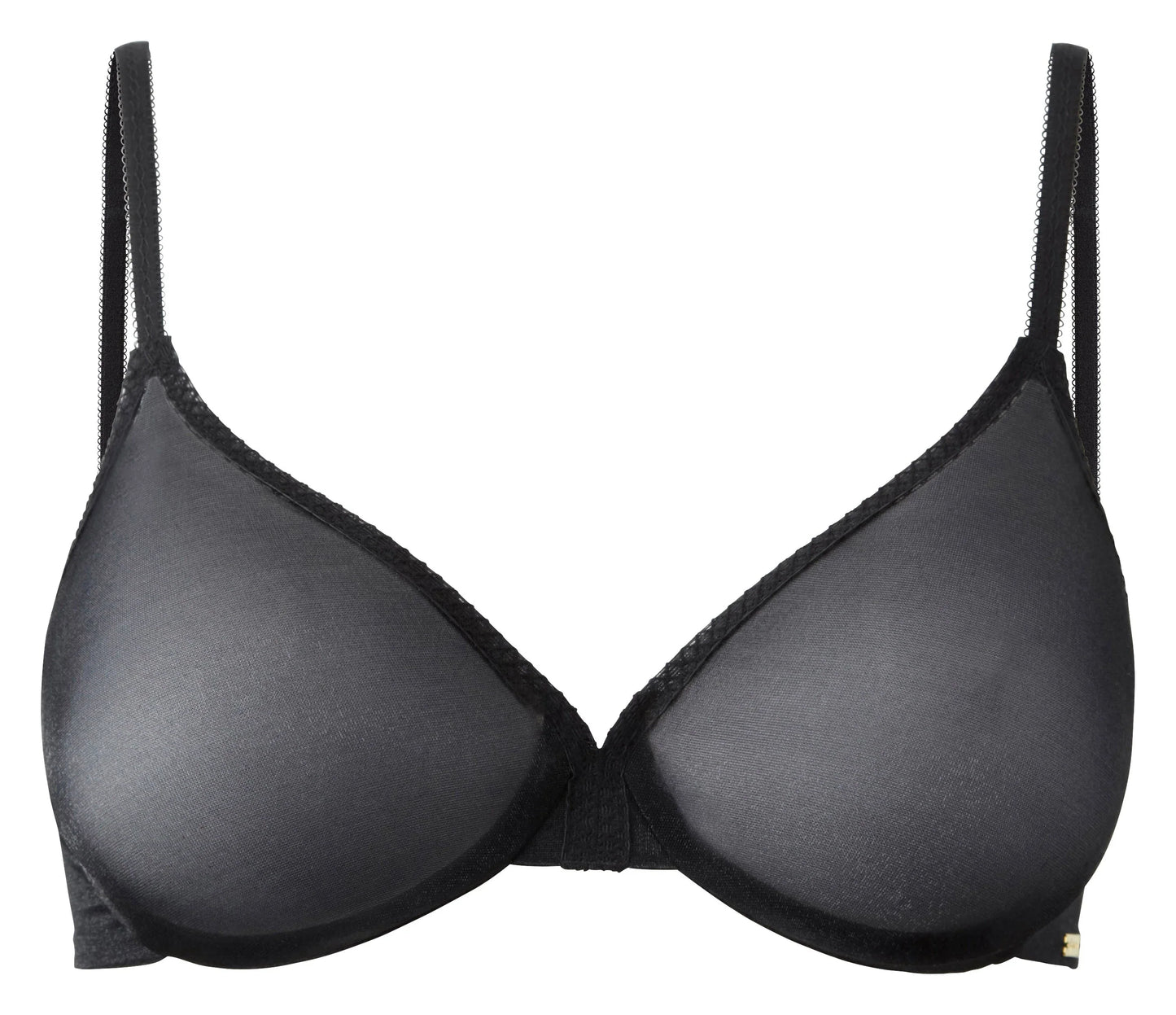 Sheer Molded Bra Gossard Glossies Black - STREET STYLE