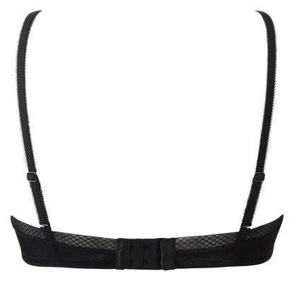 Sheer Molded Bra Gossard Glossies Black - STREET STYLE