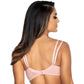 Axami Copper Rose Sheer Mesh Balconette Bra - STREET STYLE