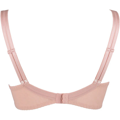 Axami Copper Rose Sheer Mesh Balconette Bra - STREET STYLE