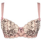 Axami Copper Rose Sheer Mesh Balconette Bra - STREET STYLE