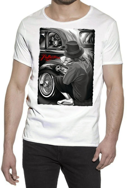 Gonzales Tattoo Skull - T-shirt Uomo Cotone Fiammato - STREET STYLE