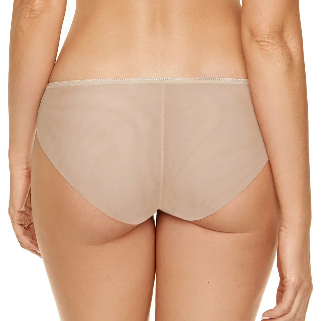 Semi Sheer Low Rise Bikini Panty Pamela Cappuccino - STREET STYLE