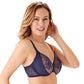Gossard Glossies Lace Eclipse Sheer Molded Bra - STREET STYLE