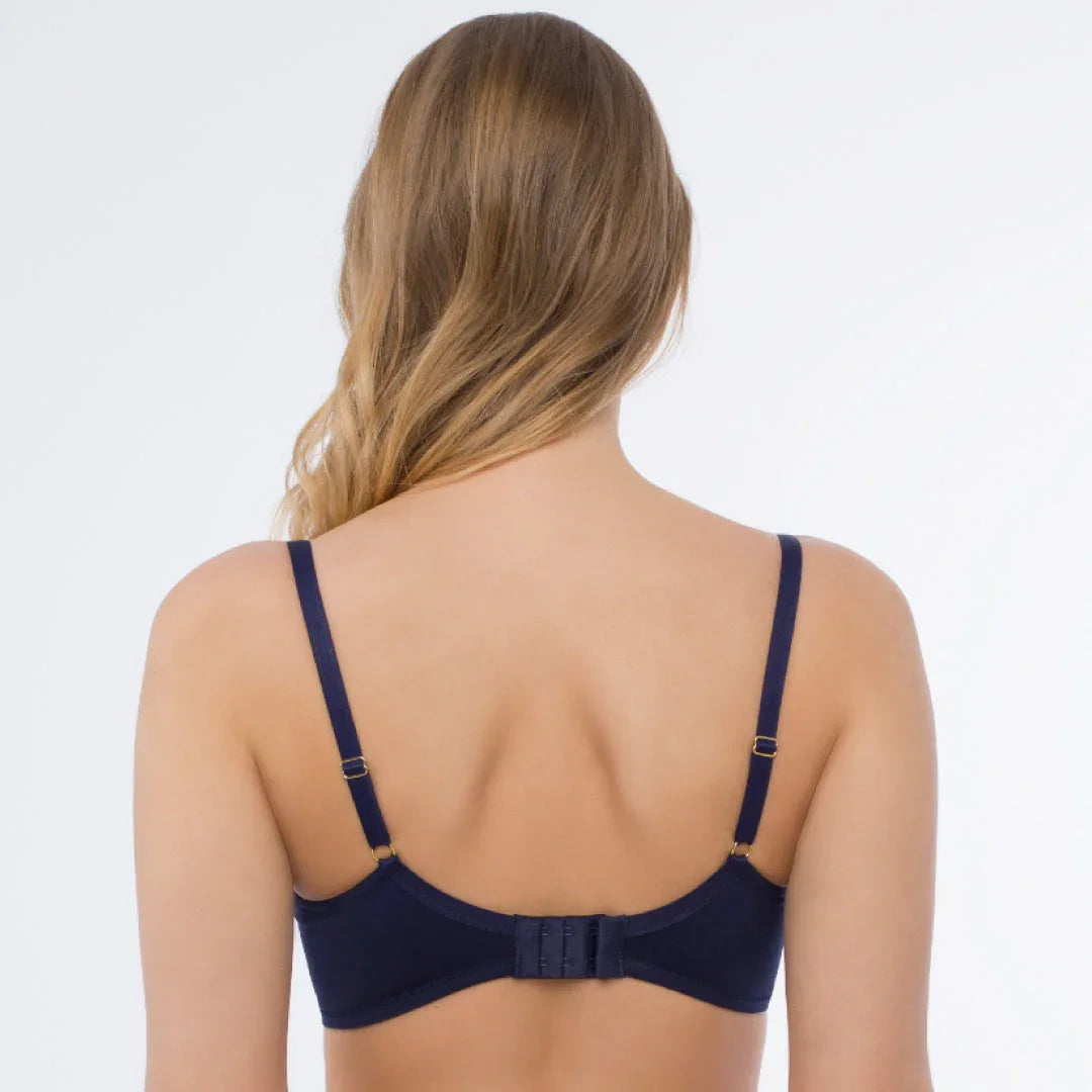 Sheer Mesh 3-Part Full Cup Bra Hazel - STREET STYLE