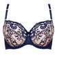 Sheer Mesh 3-Part Full Cup Bra Hazel - STREET STYLE