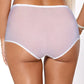 PariPari Jenny Sheer Embroidered High-Waist Panty White - STREET STYLE