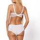 PariPari Jenny Sheer Embroidered Full Brief White - STREET STYLE