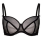 Sheer See Through Full Figure Bra Janette - STREET STYLE
