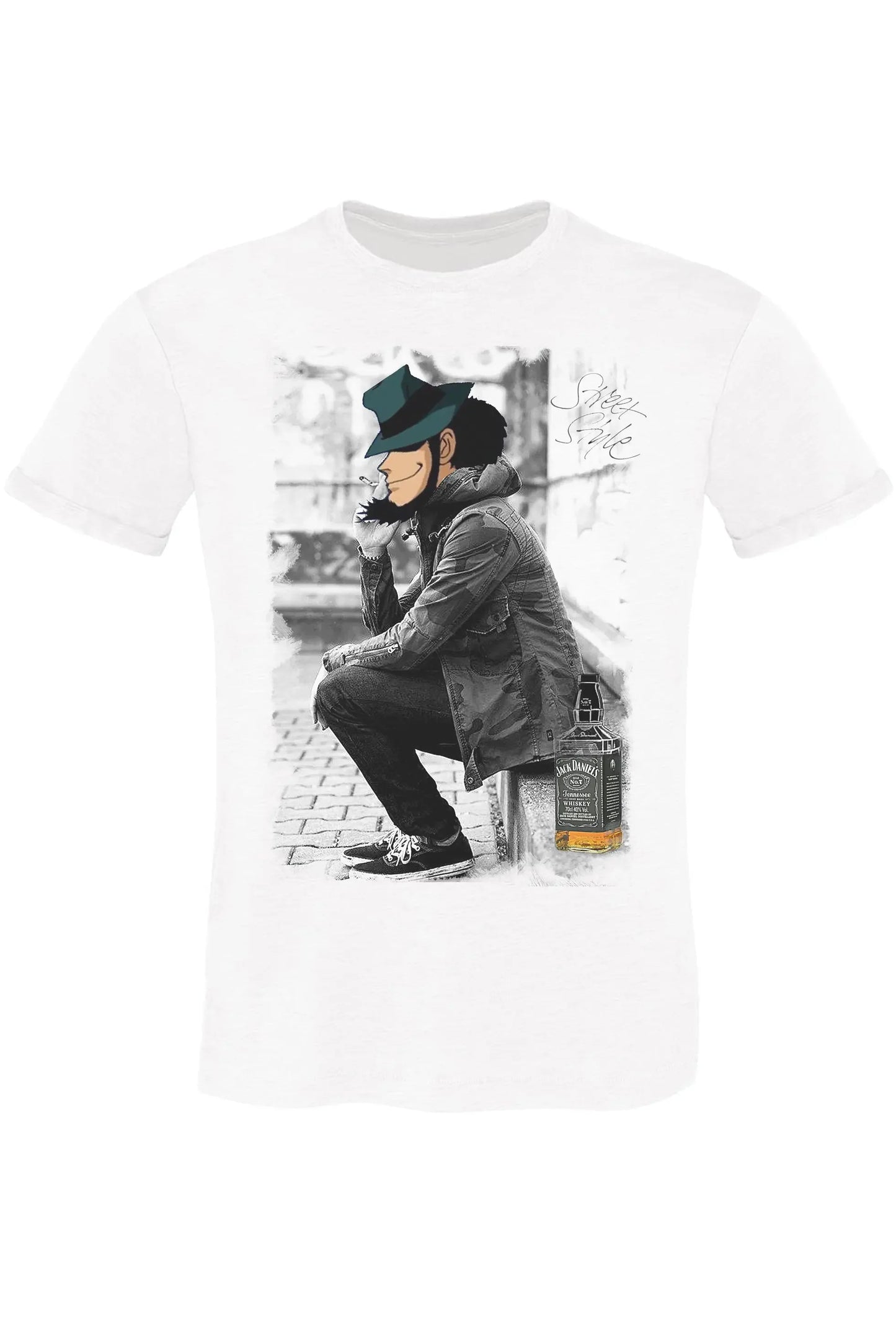 Jegen Lupin Color - T-shirt Uomo Urban Slub - STREET STYLE