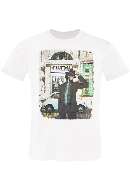 Jigen Lupin T-shirt Uomo Urban Slub - Cotone Fiammato - STREET STYLE