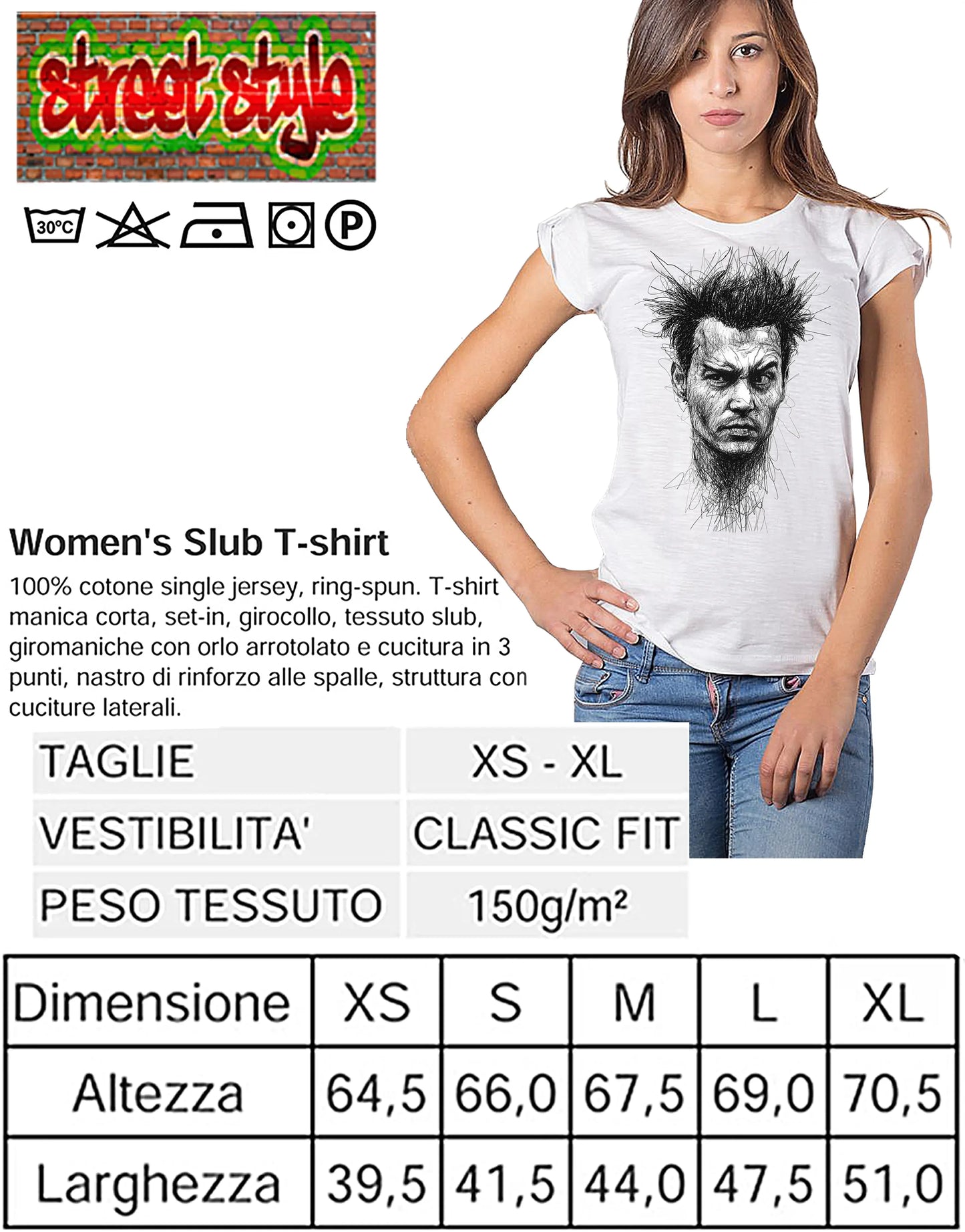 T-shirt Donna The Legend - Cotone Biologico - STREET STYLE