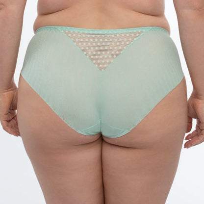 Sheer Mesh Tulle Embroidered Bikini Panty Juno - STREET STYLE