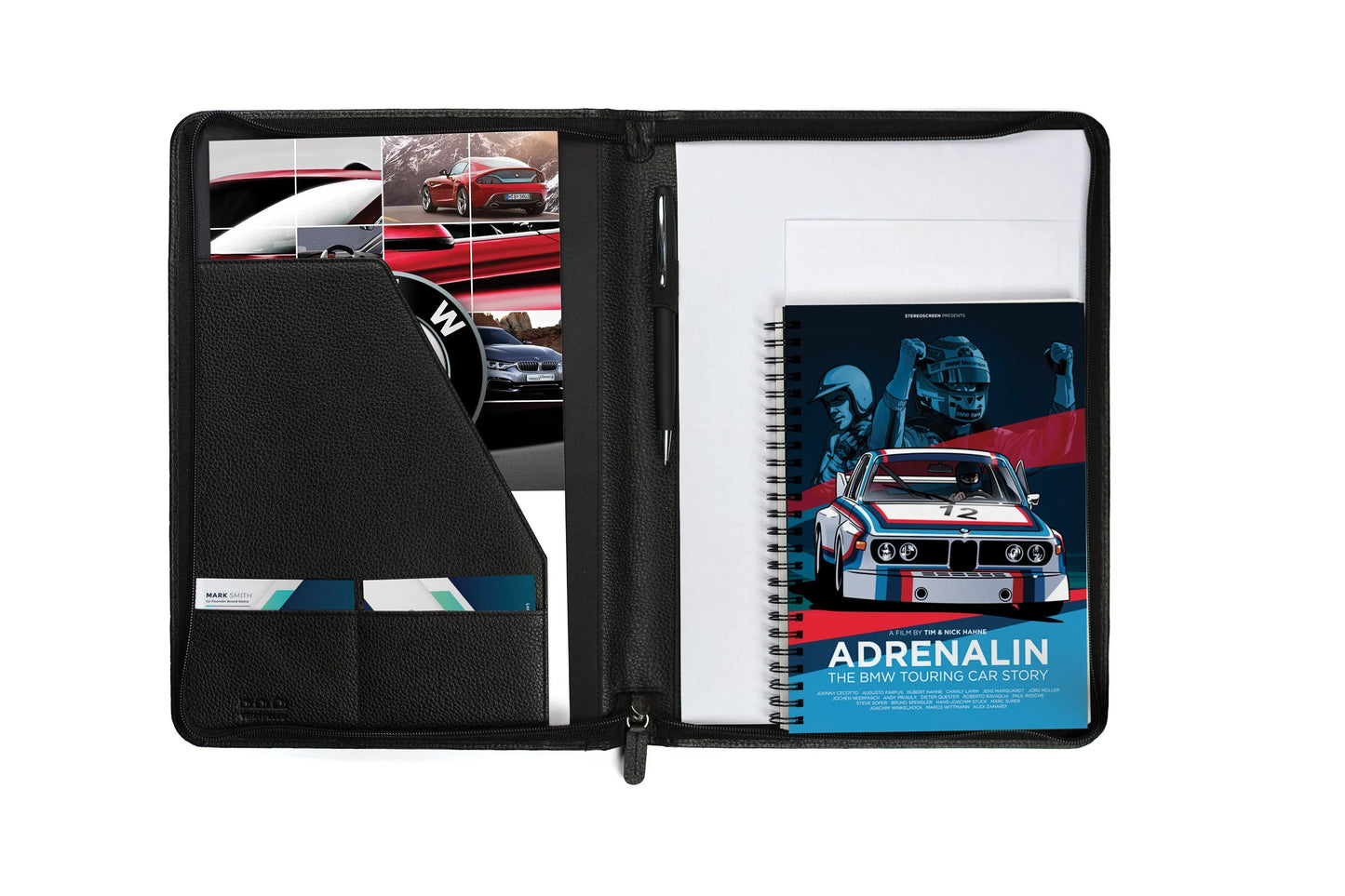 K0002AB | Portablocco in formato A4 in Vera Pelle pieno fiore, grana dollaro - Colore Nero - Dimensioni: cm 24 x 32 x 2 - Confezione: Sacchetto Tnt - STREET STYLE