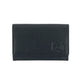 K0004AB | P/Business Cards/Credit Cards in genuine full grain leather, dollar grain - Black color - Dimensions: 10 x 6 x 2 cm - Packaging: Rigid bottom/lid gift box - STREET STYLE
