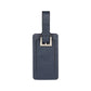 K0006DB | Luggage tag in genuine full grain leather with light grain. Blue colour. Adjustable strap. Dimensions: 12 x 6.5 x 1 cm - Packaging: Rigid bottom/lid gift box - STREET STYLE