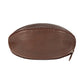 K0011BB | "Rugby Ball" Beauty Case in Genuine Leather - Colour: Dark Brown - Internal elastic to hold bottles - Zip closure - Dimensions: 35 x 14 x 14 cm - Packaging: TNT bag - STREET STYLE