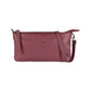 K0013NB | Women's shoulder bag in genuine full-grain leather, with light grain. Removable shoulder strap. Polished Nickel Accessories. Mauve color. Dimensions: 20 x 10.5 x 2 cm. Packaging: TNT bag - STREET STYLE
