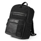 K0023AB | Notebook backpack in Canvas/Genuine Leather, full grain, flywheel - Black colour. Accessories in antiqued nickel, zip closure. Dimensions: 29 x 40 x15 cm. Packaging: TNT bag - STREET STYLE