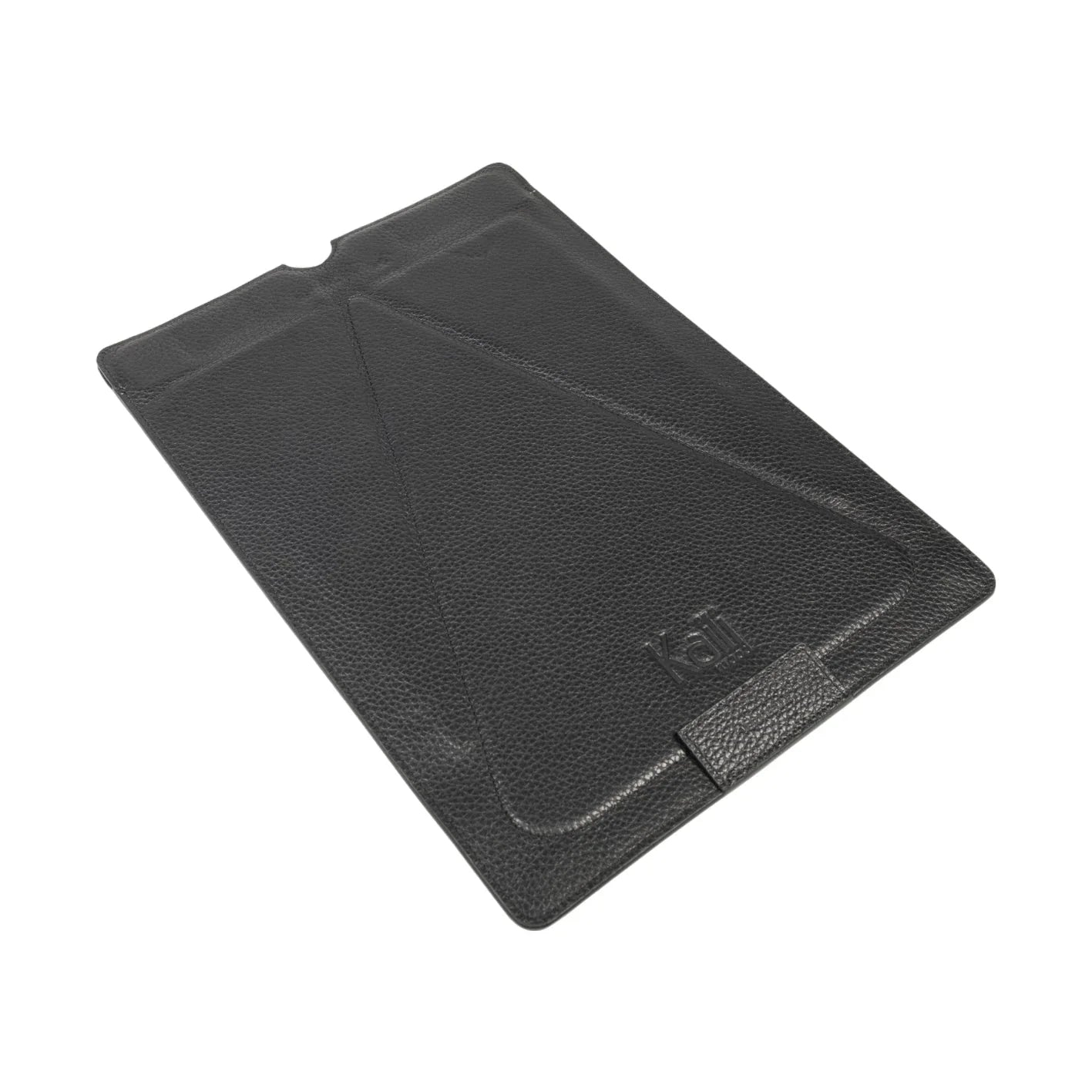 K0031AB | Custodia/Supporto per Tablet Modulare in Vera Pelle, pieno fiore, grana dollaro. Colore Nero. Chiusura con magneti. Dimensioni: cm 22 x 31. Confezione: Sacchetto Tnt - STREET STYLE