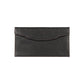 K0034AB | Flat envelope in genuine full grain leather, dollar grain - Black colour. Closure flap with automatic button. Dimensions: 22.5 x 12.5 x 0.5 cm - Packaging: TNT bag - STREET STYLE