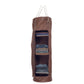 K0036BB | Punching Bag Container in Genuine Leather, Full Grain, Volante - Dark Brown Color - Accessories Polished Nickel. Dimensions: 35 x 35 x 120 cm - Packaging: TNT bag - STREET STYLE