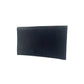 K0040AB | Sachet with flap Made in Italy in genuine full grain leather, dollar grain - Black color - Dimensions: 13 x 8 x 0.5 cm - Packaging: Rigid bottom/lid gift box - STREET STYLE