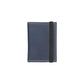 K10217DB | Credit Card Holder in Genuine Full Grain Leather, with light grain. Blue colour. Elastic closure. Dimensions when closed: 7 x 9.8 x 0.5 cm. Packaging: Rigid bottom/lid gift box - STREET STYLE
