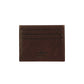 K10616BB | Credit Card Holder in genuine full grain leather, milled. Color dark brown. Large central pocket. Dimensions: 9.8 x 8 x 0.5 cm. Packaging: Rigid bottom/lid gift box - STREET STYLE