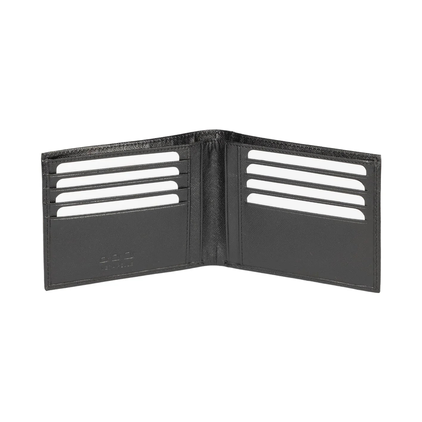 K10812AB | Portafogli Uomo in Saffiano Vera Pelle. Colore Nero. 8 slots per le carte di credito. Dimensioni da chiuso: cm 12,5 x 9,5 x 1. Confezione: Gift Box rigido fondo/coperchio - STREET STYLE