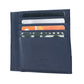 K10907DB | Document/Credit Card Holder in Genuine Leather Col. Blue - STREET STYLE