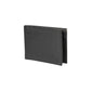 K11403AB | Men's wallet in genuine full grain leather, with light grain. Black colour. Coin pocket. Dimensions when closed: 12.5 x 9.3 x 1 cm. Packaging: Rigid bottom/lid gift box - STREET STYLE