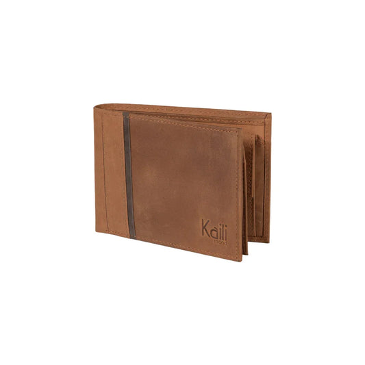 K12204UB | Men's Wallet in Genuine Full Grain Leather, Naked. Leather Color. RFID Protection. Closed Dimensions: 12.5 x 9.5 x 2 cm. Packaging: Gift box bottom/lid - STREET STYLE