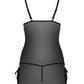 Sexy Sheer Mesh Chemise Casmir Kea Black - STREET STYLE