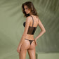 Longline Lace Bustier String Panty Set Passion Kerria - STREET STYLE