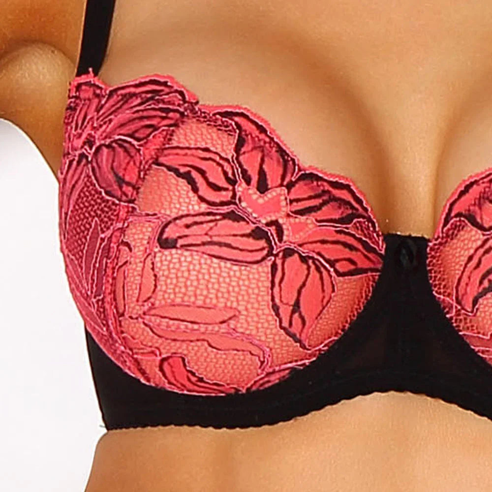 Sexy Sheer Lace Demi Cup Bra Paripari La Furia - STREET STYLE