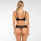Semi-Sheer Tulle Thong Panty Samanta Leo - STREET STYLE