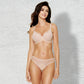 Sheer Striped Bikini Panty Gorteks Luna Blush - STREET STYLE