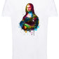 La Gioconda Art. Color Stilizzato 18-20-37 T-shirt Urban Slub Men Uomo 100% Cotone Fiammato JK - STREET STYLE