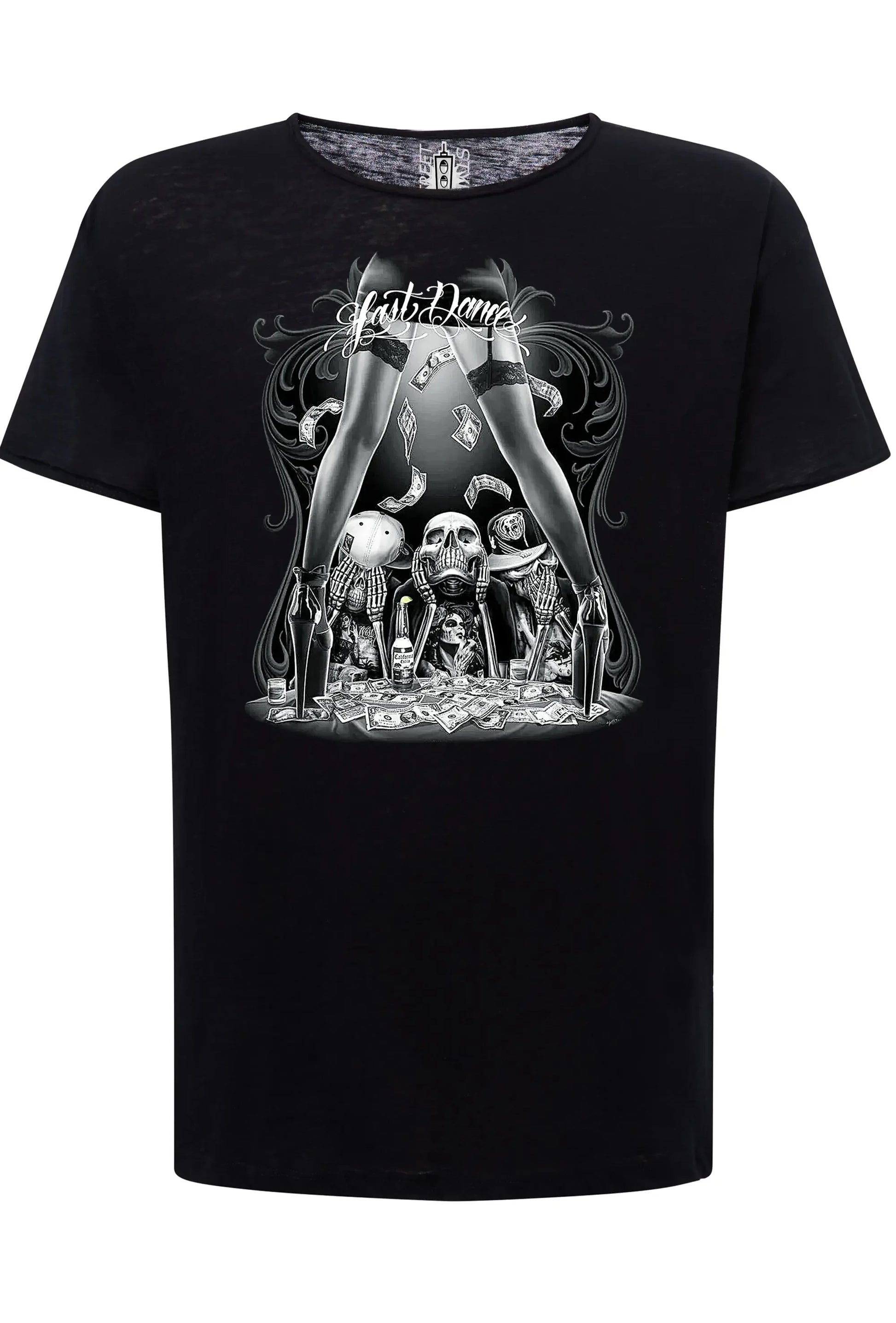 Last Dance Tattoo Skull - T-shirt Uomo Urban Slub - STREET STYLE