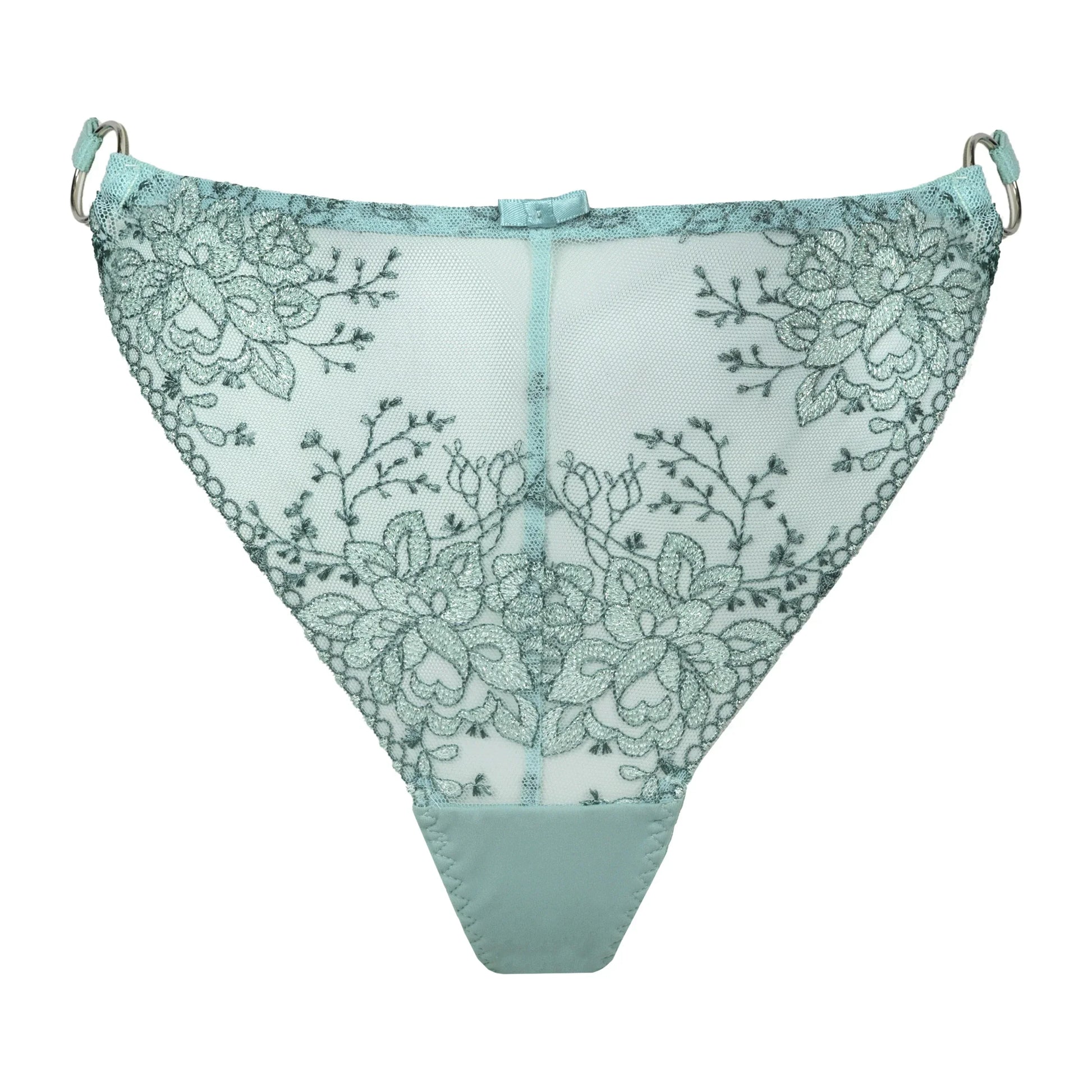 Sheer String Thong Panty Dalia Laurel - STREET STYLE