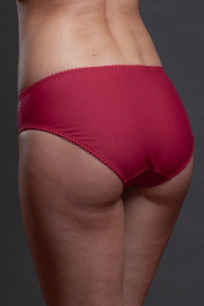 Lavinia Sweet Raspberry Soft Cotton Bikini Panty - STREET STYLE