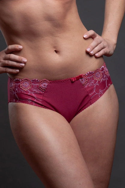 Lavinia Sweet Raspberry Soft Cotton Bikini Panty - STREET STYLE