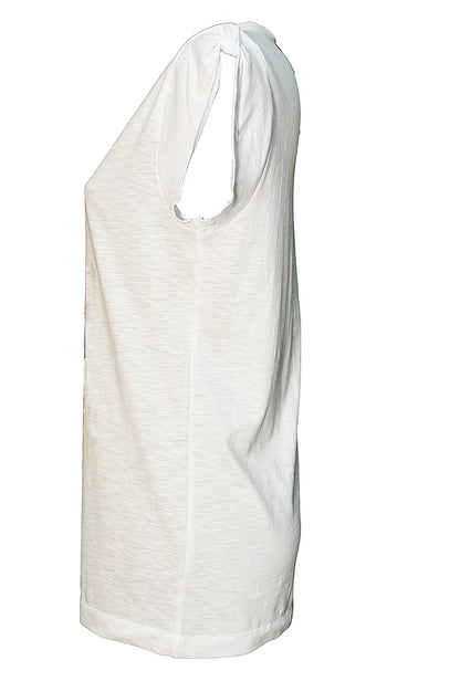 T-shirt Donna Skull Les couleurs de l'âme - Cotone Bio - STREET STYLE