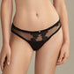 Sexy Sheer Mesh Lace Bikini Panty Lisca Peony Black - STREET STYLE